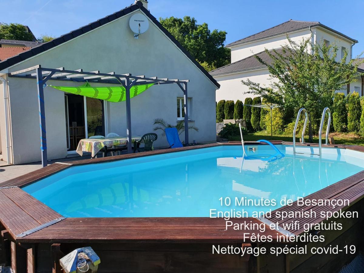 2 Vraies Chambres Privees Au Calme Dans Villa De Campagne Plain-Pied 105M2 Avec Piscine A Montfaucon Montfaucon  Eksteriør bilde